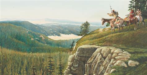 Lot 583: Roy Lee Ward O/B Western Landscape, Mysterious Prairie ...