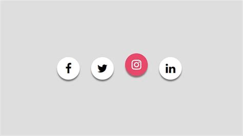 Image result for Social Media Buttons HTML