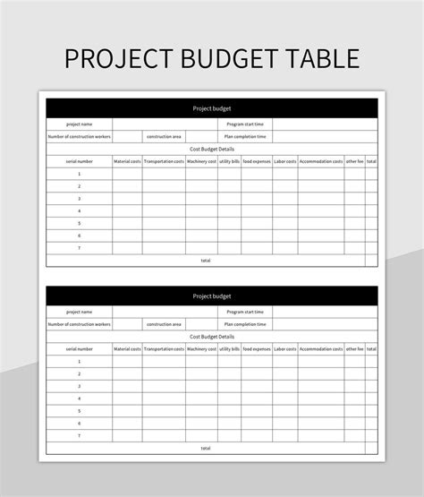 Image result for Project Budget Template Excel