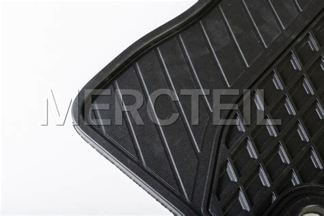 C-Class Rubber Rear Floor Mats All-Season 205 Genuine Mercedes-Benz ...