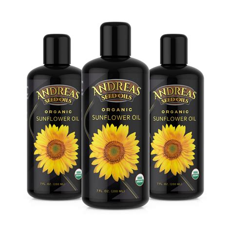 Organic Cold Pressed Sunflower Seed Oil | Organic Non GMO Cold Pressed ...