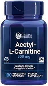 Acetyl-L-Carnitine, Acetyl-L-Carnitine, Vitamin C, Brain, Mood & Nerve ...