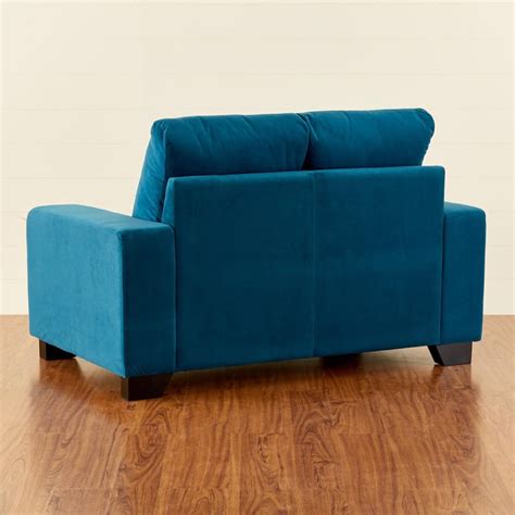 Buy Quebec Velvet 2-Seater Sofa - Teal from Home Centre at just INR 29998.0