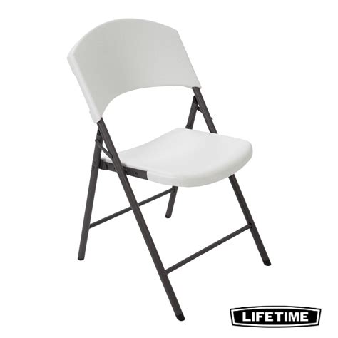 Lifetime Folding Chair - White | Shopee Philippines