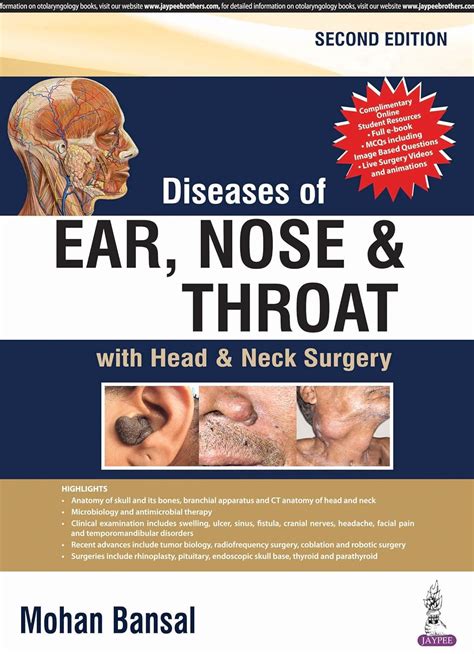 Buy Diseases of Ear, Nose and Throat: with Head & Neck Surgery Book ...