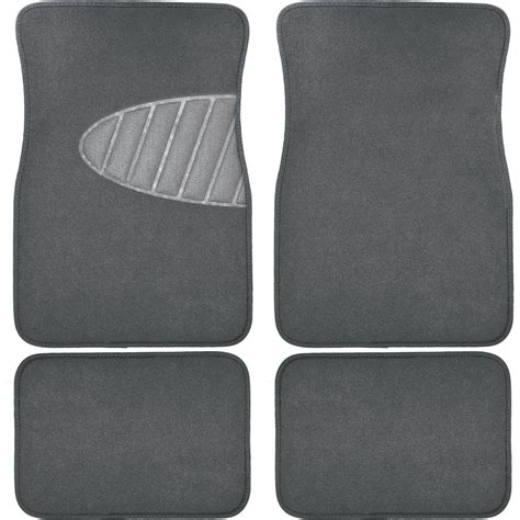 Armor All Floor Mat 4-Piece Carpet with Heal Pad, Grey - Walmart.com