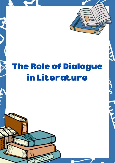 The Role of Dialogue in Literature – Sigmastic