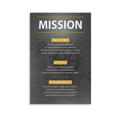 Mission Statement Graphics Corporate Graphic Panels For Office