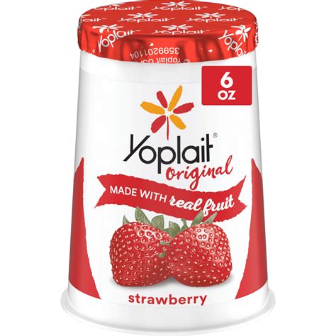 Yoplait Original Single Serve Strawberry Yogurt | Real Fruit