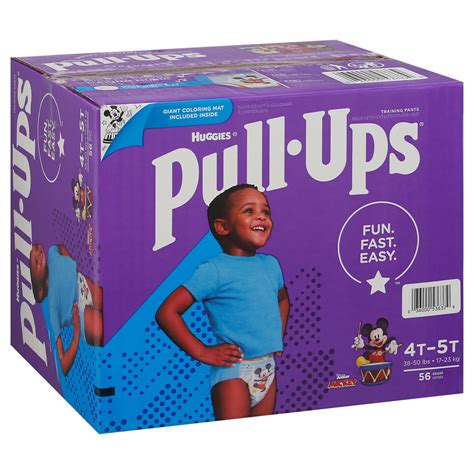 Pull-Ups Boys' Potty Training Pants, 4T-5T (38-50 lbs), 56 Ct 56 ct | Shipt