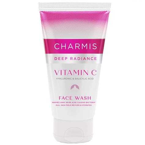 Charmis Deep Radiance Face Wash with Vitamin C & Hyaluronic Acid ...