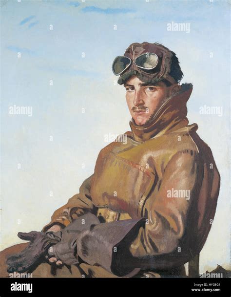 This portrait, painted by William Orpen, depicts Lieut. R.T.C. Hoidge ...