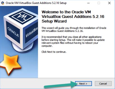 Image result for User Account Control VirtualBox Install