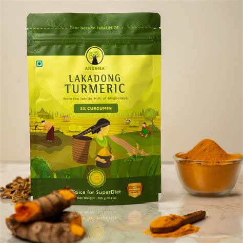 Lakadong Turmeric Powder – Arusha Foods
