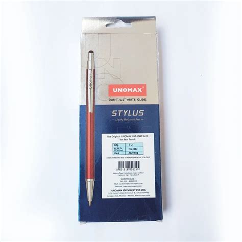Unomax Stylus Liquid Ball Pen Blue