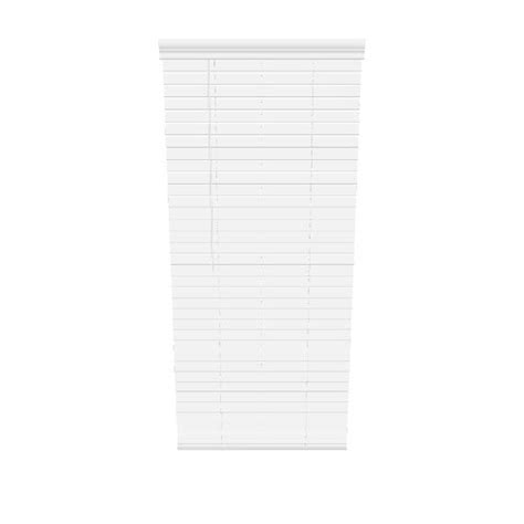 allen + roth Trim at Home 2-in Slat Width 32-in x 72-in Cordless White ...