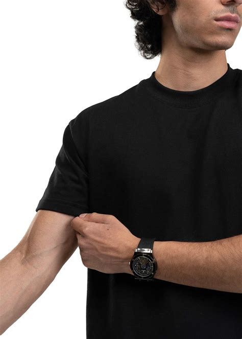 REGULAR CROPPED TEE - BLACK – Copn India Marketplace