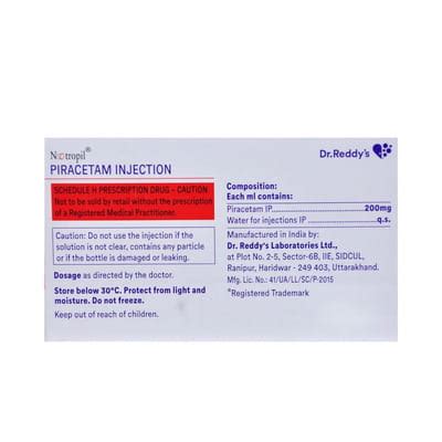 Nootropil Injection: Uses, Side Effects, Price, Dosage & More Info ...