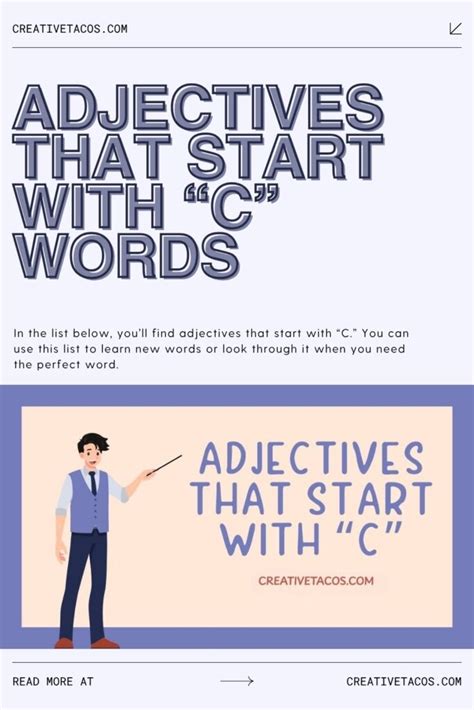 Adjectives That Start with C - Creativetacos