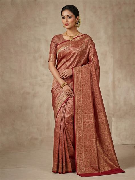 Woven Design Art Silk Banarasi Saree – Meenabazaar