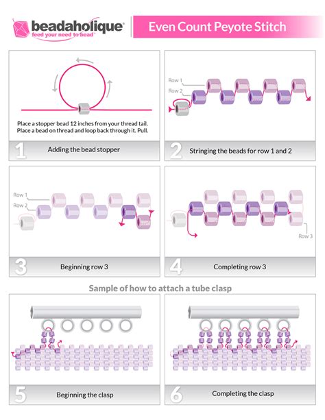 Edging Peyote Stitch Tutorial Bead 的图像结果