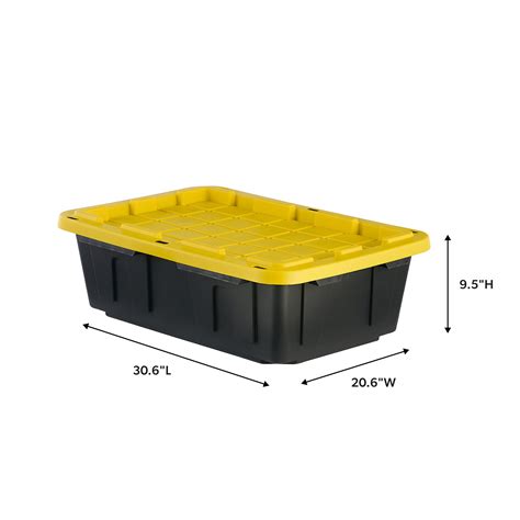 Yellow Storage Bin