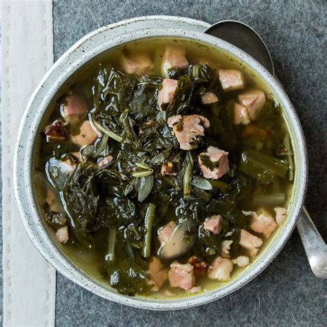 Collard Greens with Smoked Ham Hocks Recipe