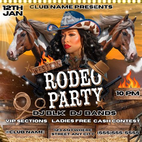 Dépliant de club en toile modifiable, modèle de club, conception de ...