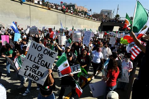Thousands protest against Trump’s deportation plans in Los Angeles ...