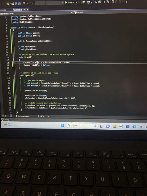 First Person View Unity 的图像结果