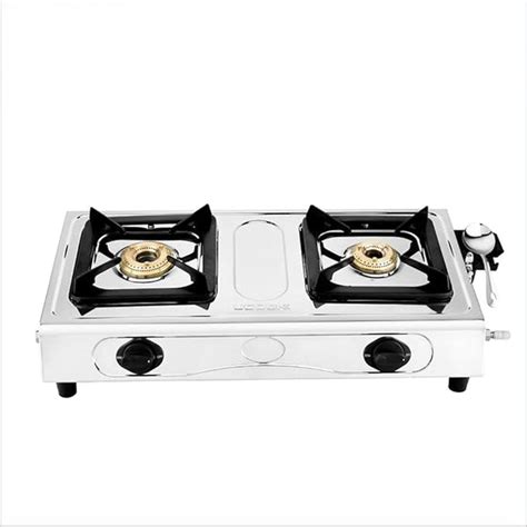 UCOOK JUNTO Basic CS1002 2B Series 2 Burners Gas Stove Stainless Steel ...