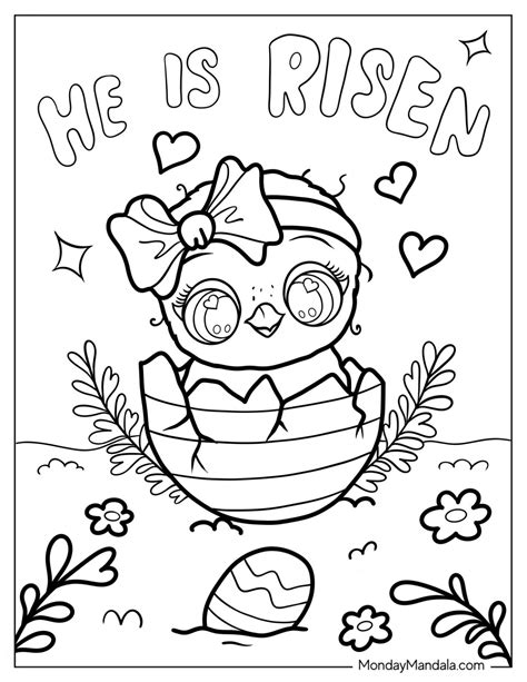 Cute Easter Coloring Pages