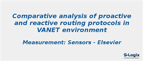 Comparative analysis of proactive and reactive routing | S-Logix