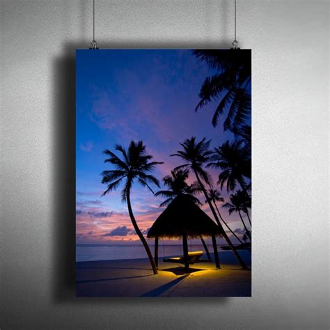 Beach | Nature Posters for Wall | A3 and A4 sizes | 400 GSM Paper ...