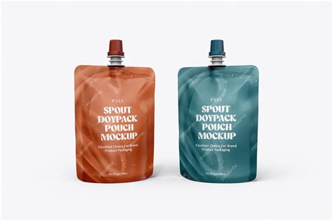 Psd doy pack food pouch packaging mockup | Premium PSD