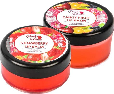 PINK PLUMS 20 ML Lip Balm For Non-Tinted For Cracked & Chapped Lips ...
