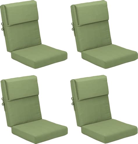 Amazon.com: Aoodor 46 x 21 x 4 Inches Patio High Back Chair Cushions ...