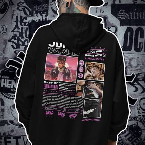 Juice Wrld Hoodie, Legends Never Die Hoodie, Gift for Him, Gift for Her ...