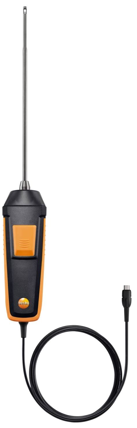 0618 0072 Testo | Testo PT100 Needle Digital Temperature Probe, 200 mm ...
