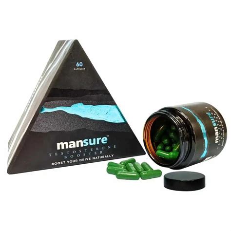 ManSure TESTOSTERONE BOOSTER for Men's Health - 60 Capsules
