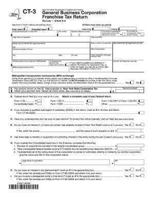 NY DTF CT-3 2014 - Fill out Tax Template Online