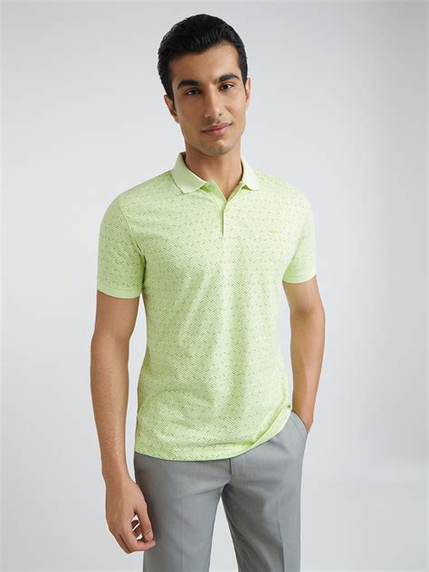 Park Avenue Men Green Slim Fit Printed T-Shirt – MyRaymond