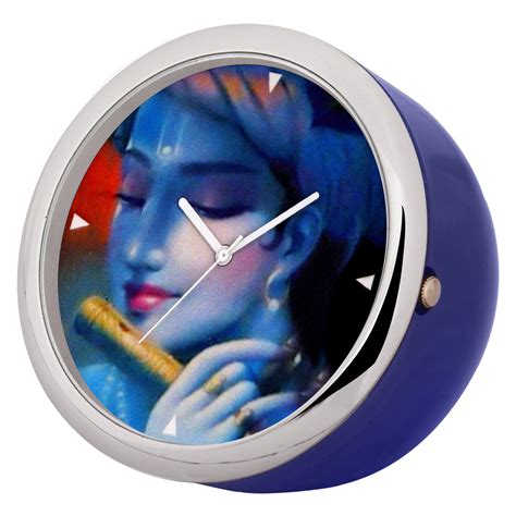 Evelyn Analog Table Clock & Car Dashboard Time Clock Quartz Watch Size ...