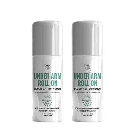 TNW-THE NATURAL WASH Underarm Roll-On Deodorant (Pack Of 2 * 50ml ...