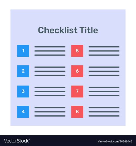 Checklist Layout Template 的图像结果