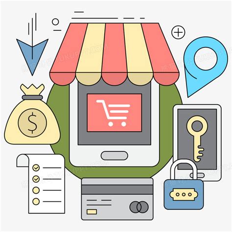 大型购物商城网站模板 电子商务响应式在线商店模版