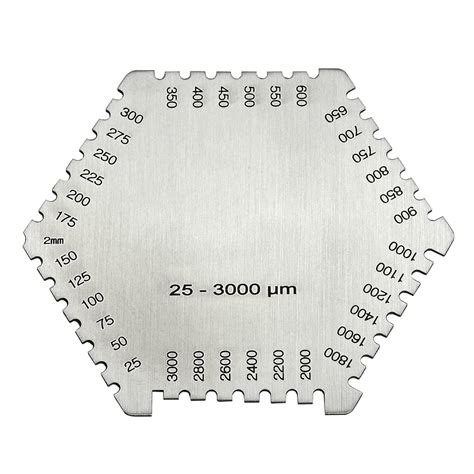Wet Film Comb 25-3000um : Amazon.in: Beauty