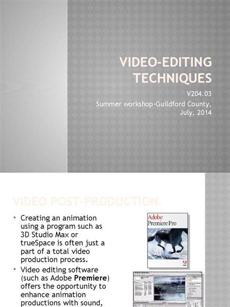 Image result for Video Editing Tips and Tricks PDF