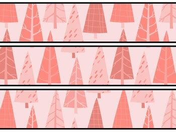 Christmas Trees Bulletin Board Decor Kit, Christmas Trees Letters ...