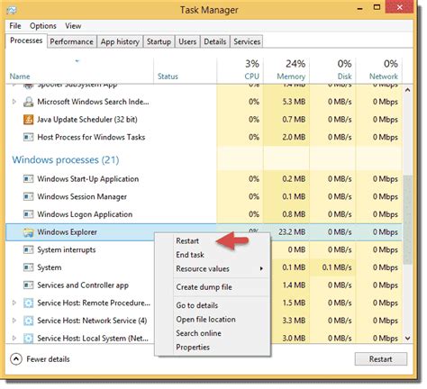 Image result for Restart File Explorer